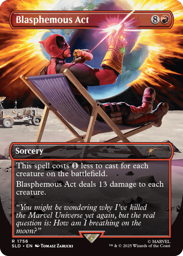 Secret Lair x Marvel: Deadpool Magic The Gathering 195166299204
