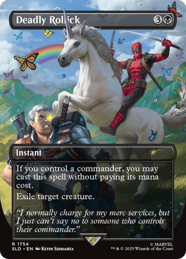 Secret Lair x Marvel: Deadpool Magic The Gathering 195166299204