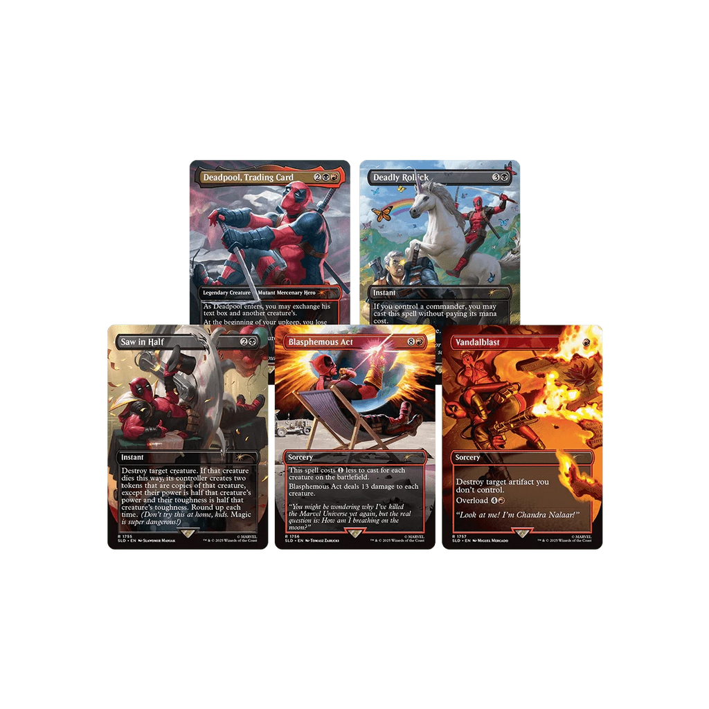 Secret Lair x Marvel: Deadpool Magic The Gathering 195166299204
