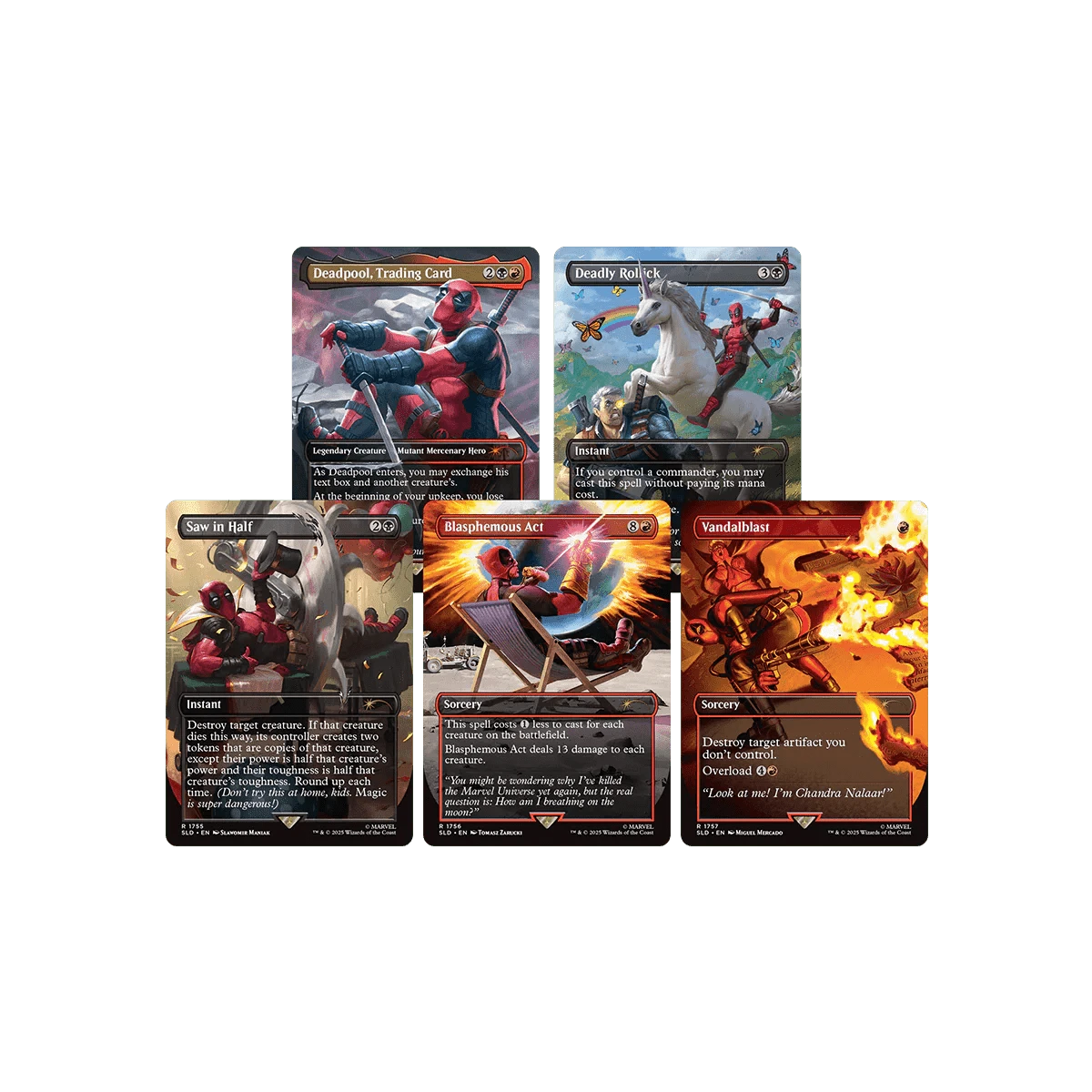Secret Lair x Marvel: Deadpool Magic The Gathering 195166299204