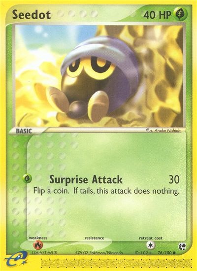 Seedot (Surprise Attack) – EX Sandstorm 76 – Pokémon TCG single card | Lichcards Hauptbild