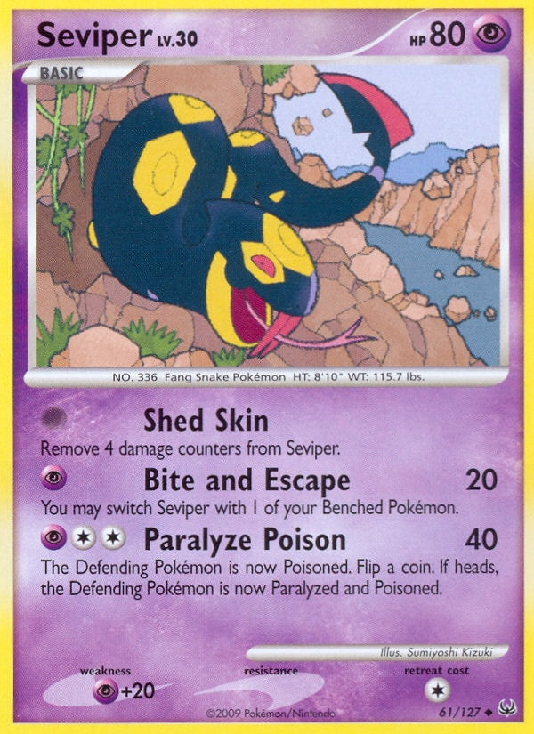 Seviper Lv.30 – Platinum 61 – Pokémon TCG single card | Lichcards