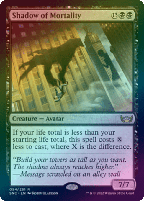 Shadow of Mortality (Foil) (SNC)