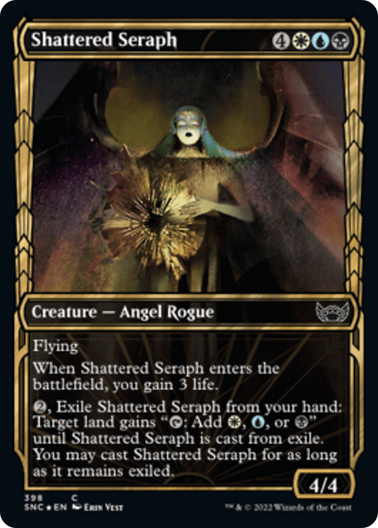 Shattered Seraph - Golden Age Gilded Foil (Foil) (SNC)