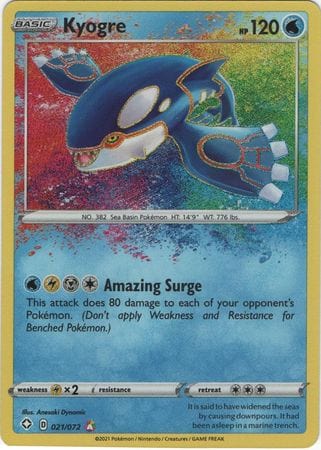 Shining Fates - 021/072 - Kyogre