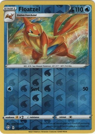 Shining Fates - 023/072 - Floatzel - Reverse Holo