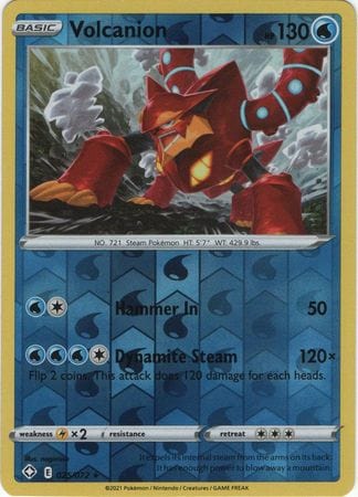 Shining Fates - 025/072 - Volcanion - Reverse Holo