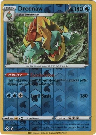 Shining Fates - 027/072 - Drednaw - Reverse Holo