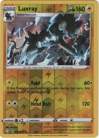 Shining Fates - 033/072 - Luxray - Reverse Holo