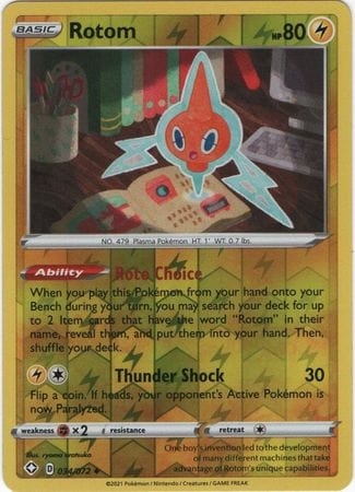 Shining Fates - 034/072 - Rotom - Reverse Holo