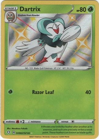 Shining Fates: Shiny Vault - SV002/SV122 - Dartrix