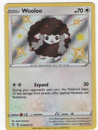 Shining Fates: Shiny Vault - SV103/SV122 - Wooloo