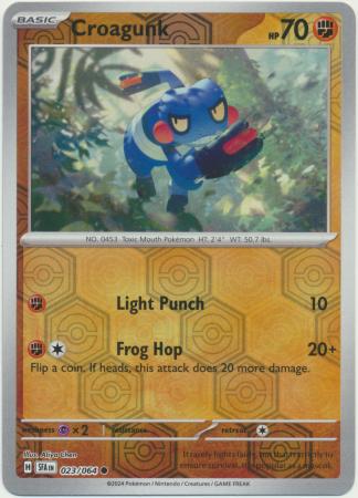 Shrouded Fable - 023/064 - Croagunk - Reverse Holo