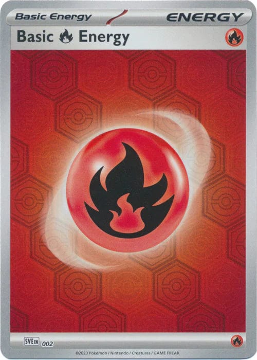 Shrouded Fable - SVE002 - Fire Energy - Reverse Holo