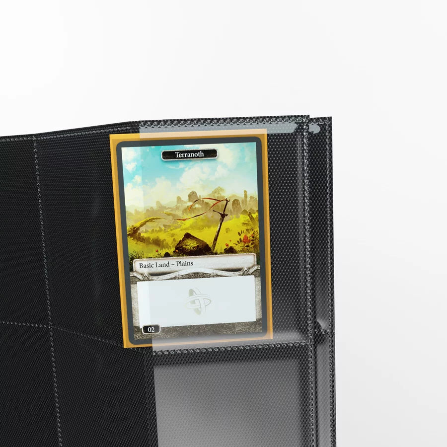 Gamegenic Sideloading 18-Pocket Pages negro – bolsillo con una carta de ejemplo; carta no incluida