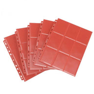 Rode sideloading 18-pocket pagina – vooraanzicht