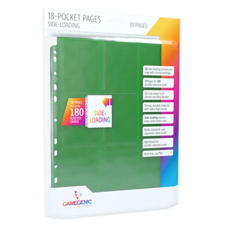 Sideloading 18-Pocket pages Pack Green 4251715403297