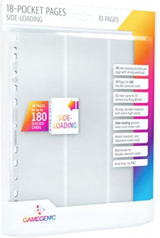 Sideloading 18-Pocket pages Pack White 4251715403372
