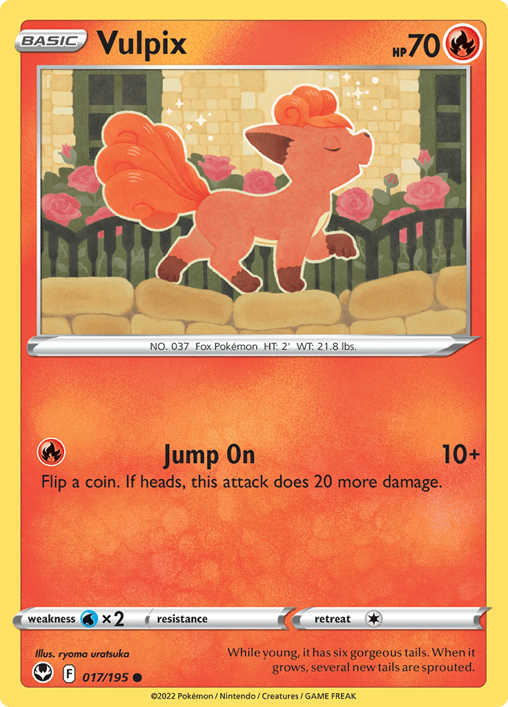 Silver Tempest - 017/195 - Vulpix