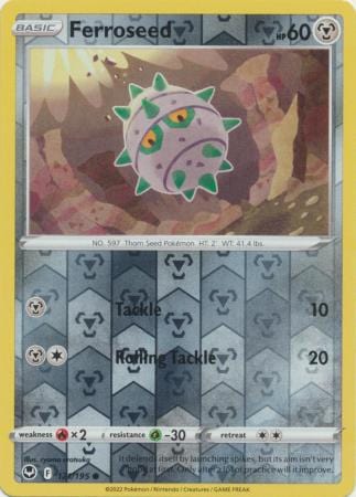 Silver Tempest - 121/195 - Ferroseed - Reverse Holo