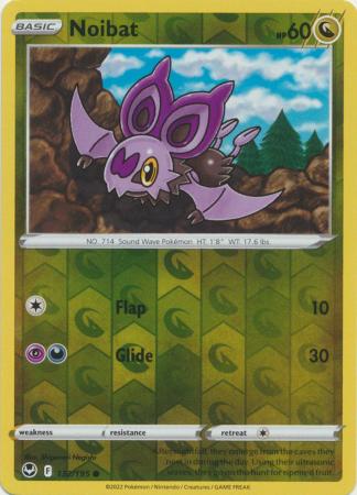 Silver Tempest - 132/195 - Noibat - Reverse Holo