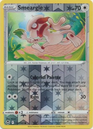 Silver Tempest - 137/195 - Smeargle - Reverse Holo