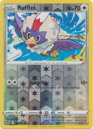 Silver Tempest - 148/195 - Rufflet - Reverse Holo