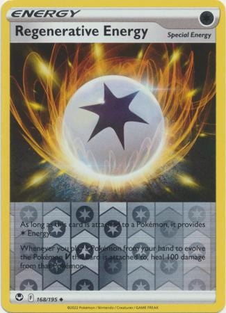 Silver Tempest - 168/195 - Regenerative Energy - Reverse Holo