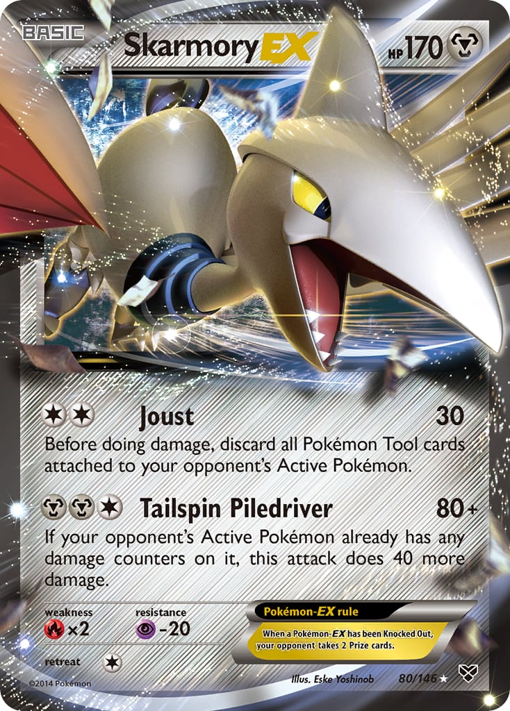 Skarmory EX – XY 80 – Pokémon TCG single card | Lichcards Hoofdafbeelding