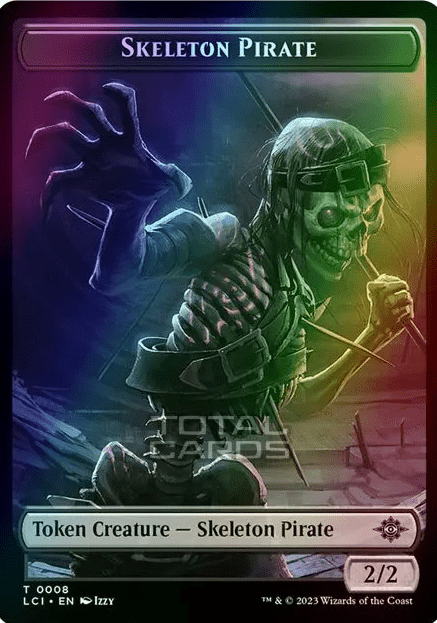 Skeleton Pirate // Gnome - Extended Art (Foil) (LCI)