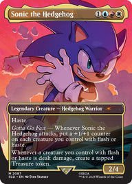 Magic Secret Lair x Sonic: Friends & Foes - kaart Sonic the Hedgehog (borderless, non-foil editie)