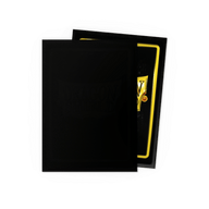 Dragon Shield Matte Sleeves in zwart, matte achterkant | Lichcards