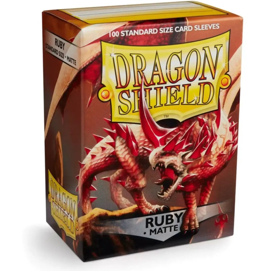 Dragon Shield Box Sleeves Matte Ruby (100x)