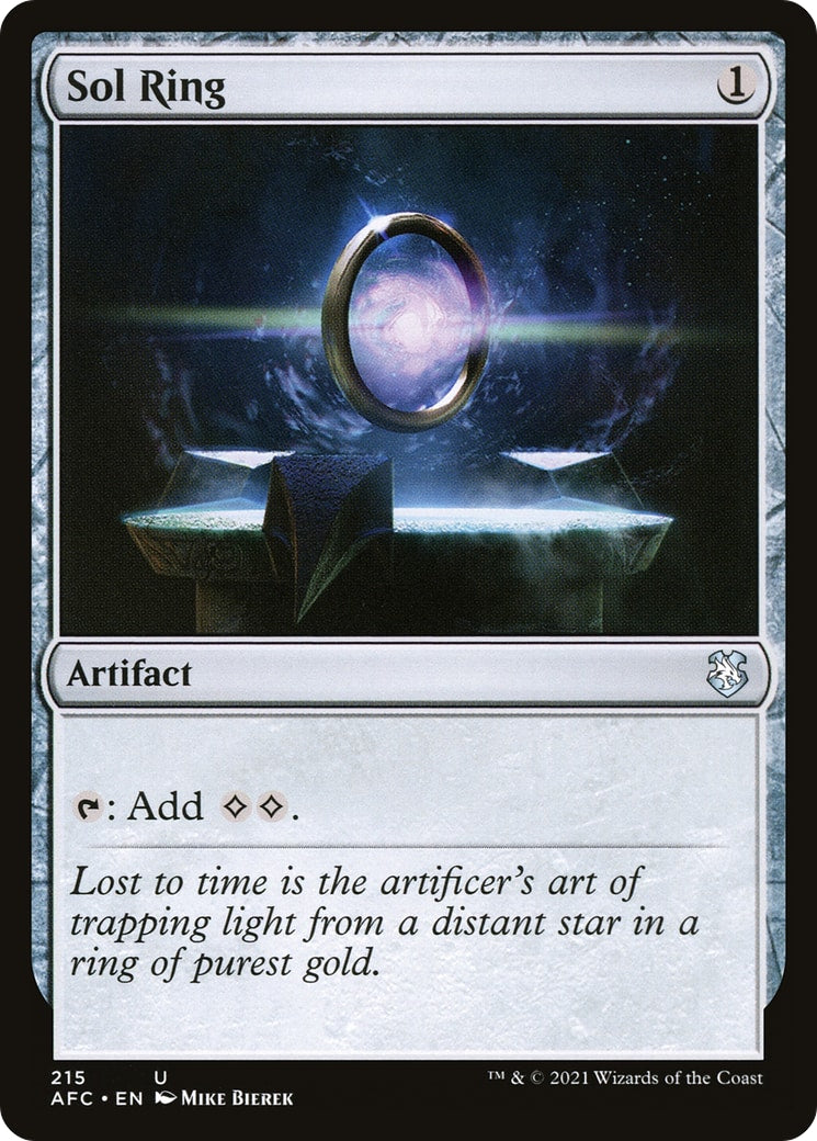 Sol Ring – Commander: Adventures in the Forgotten Realms 215 – Magic: The Gathering single card | Lichcards