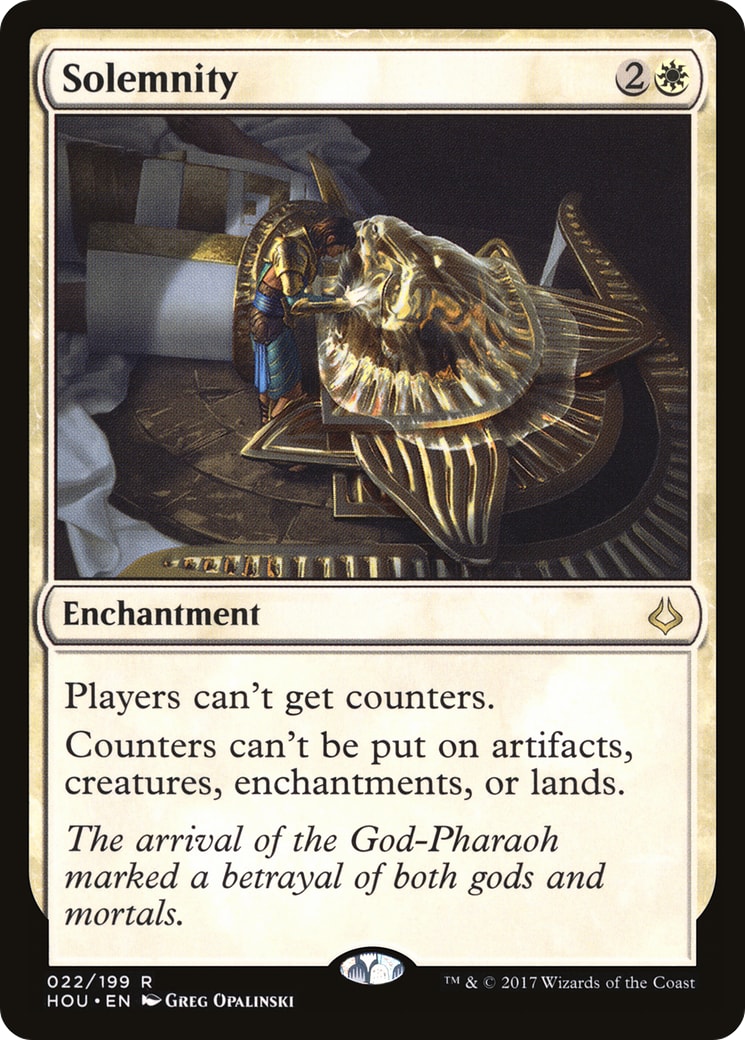 Solemnity – Hour of Devastation 22 – Magic: The Gathering single card | Lichcards Image principale du produit