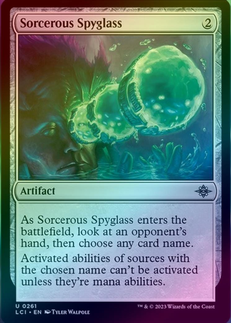 Sorcerous Spyglass (Foil) (LCI)