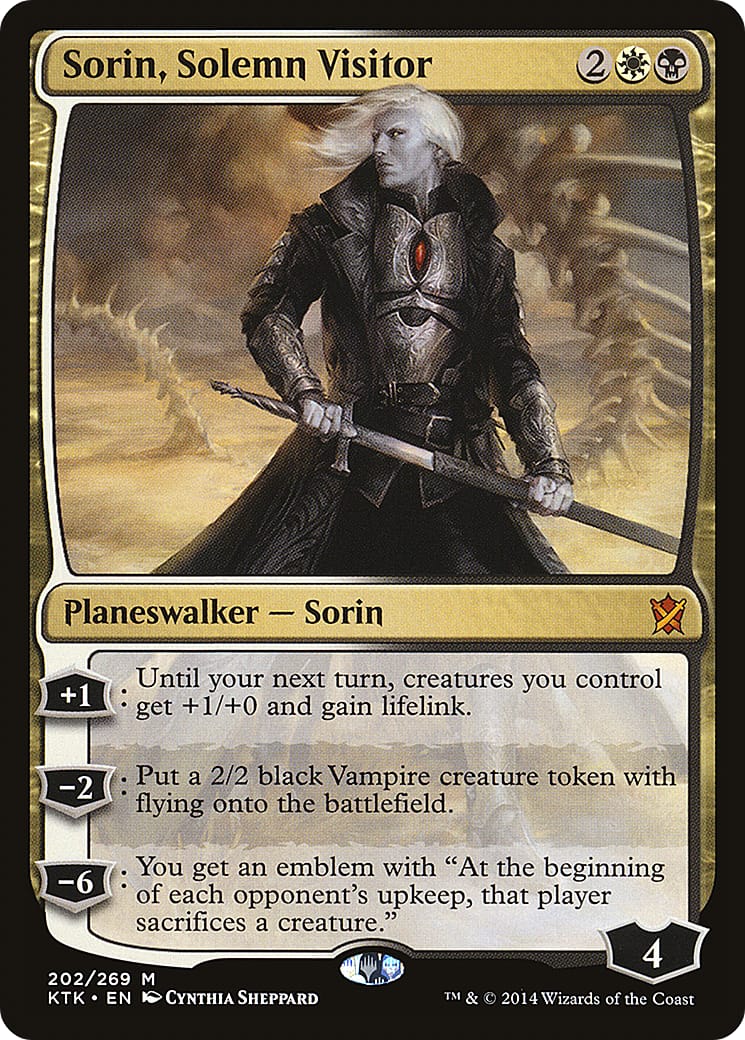 Sorin, Solemn Visitor – Khans of Tarkir 202 – Magic: The Gathering single card | Lichcards Main image