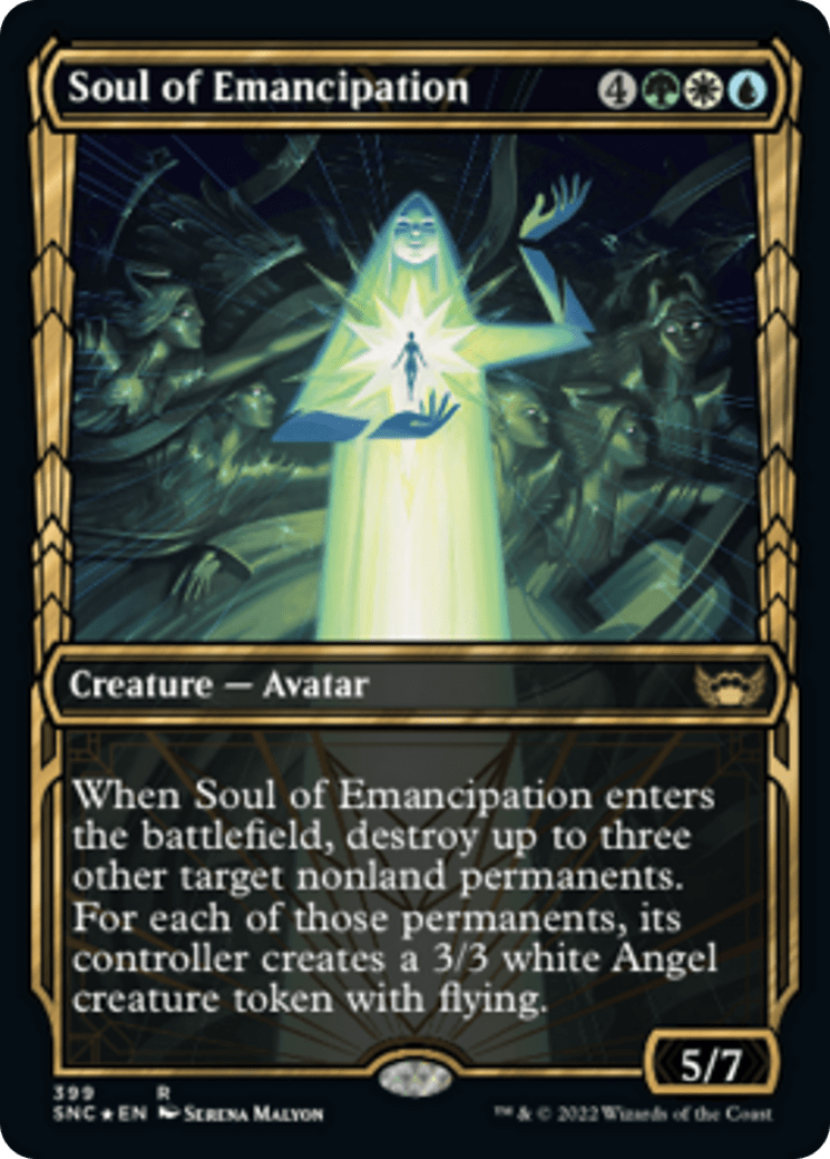 Soul of Emancipation - Golden Age Gilded Foil (Foil) (SNC)