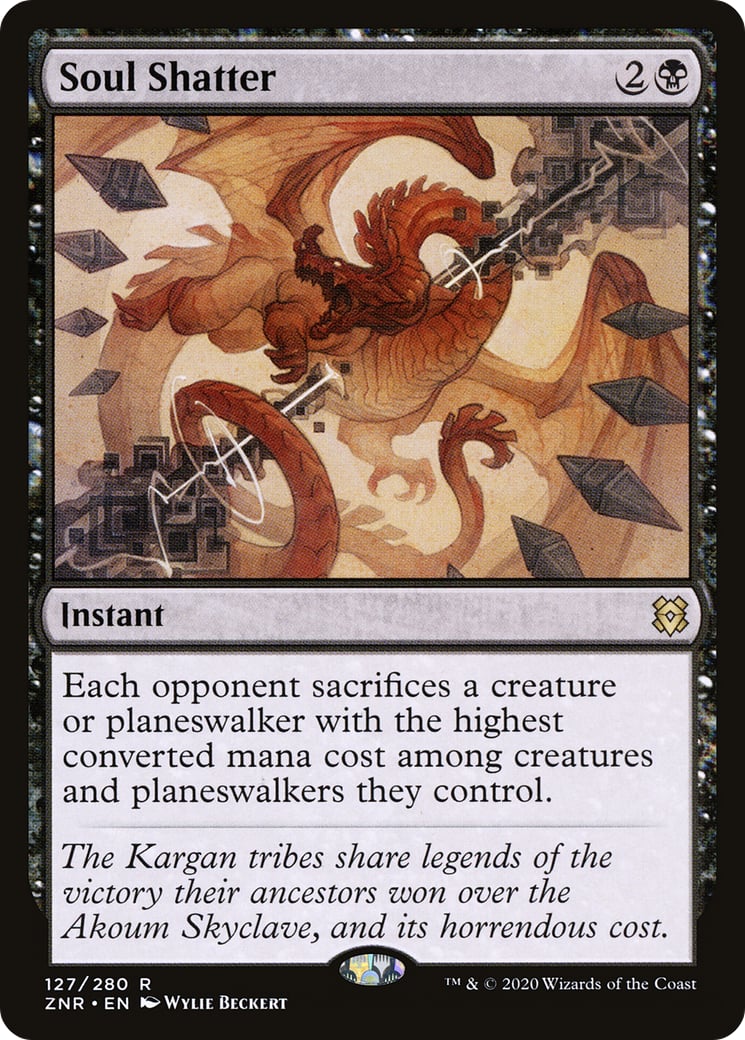 Soul Shatter – Zendikar Rising 127 – Magic: The Gathering single card | Lichcards Image principale du produit