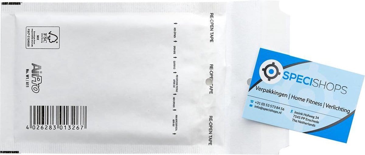Specipack luchtkussen envelop A/11 – 100 x 165 mm Main image