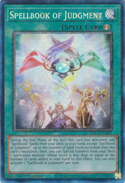 Spellbook of Judgment (PCR) - RA01-EN054 - Prismatic Collector's Rare - 1st Edition