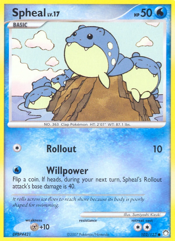 Spheal Lv.17 – Mysterious Treasures 102 – Pokémon TCG single card | Lichcards