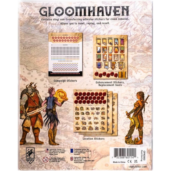 Gloomhaven: Removable Stickers (2nd Edition) (EN)