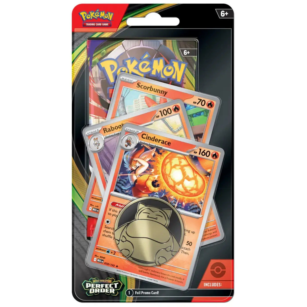 Perfect Order: Cinderace Premium Checklane Blister Imagen principal del producto