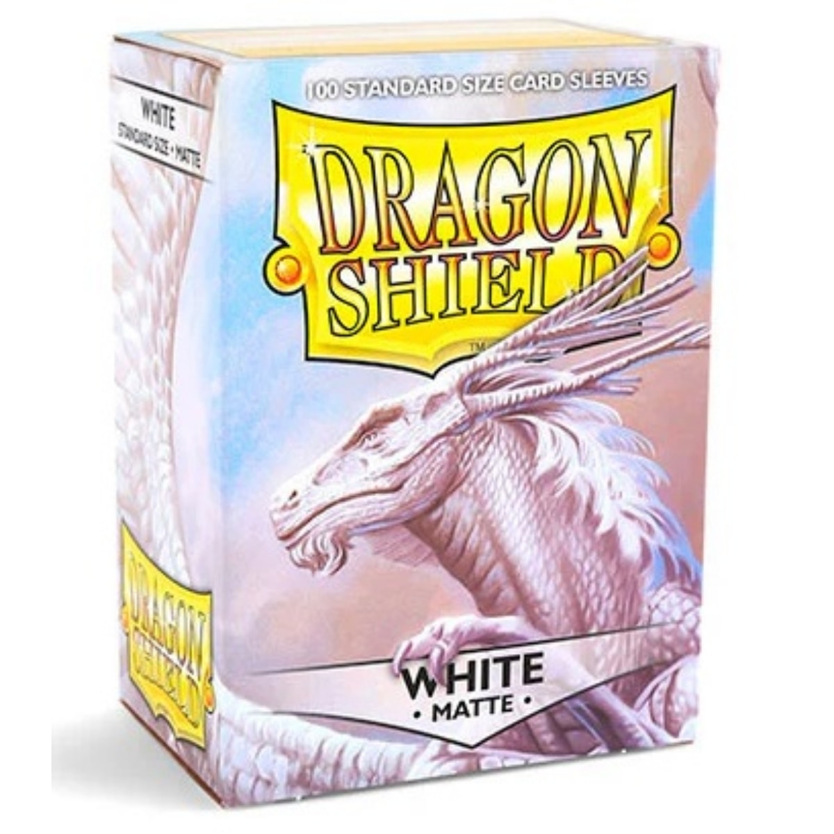 Dragon Shield Matte sleeves in wit, 100 stuks - 5706569110055 | Lichcards Hoofdafbeelding
