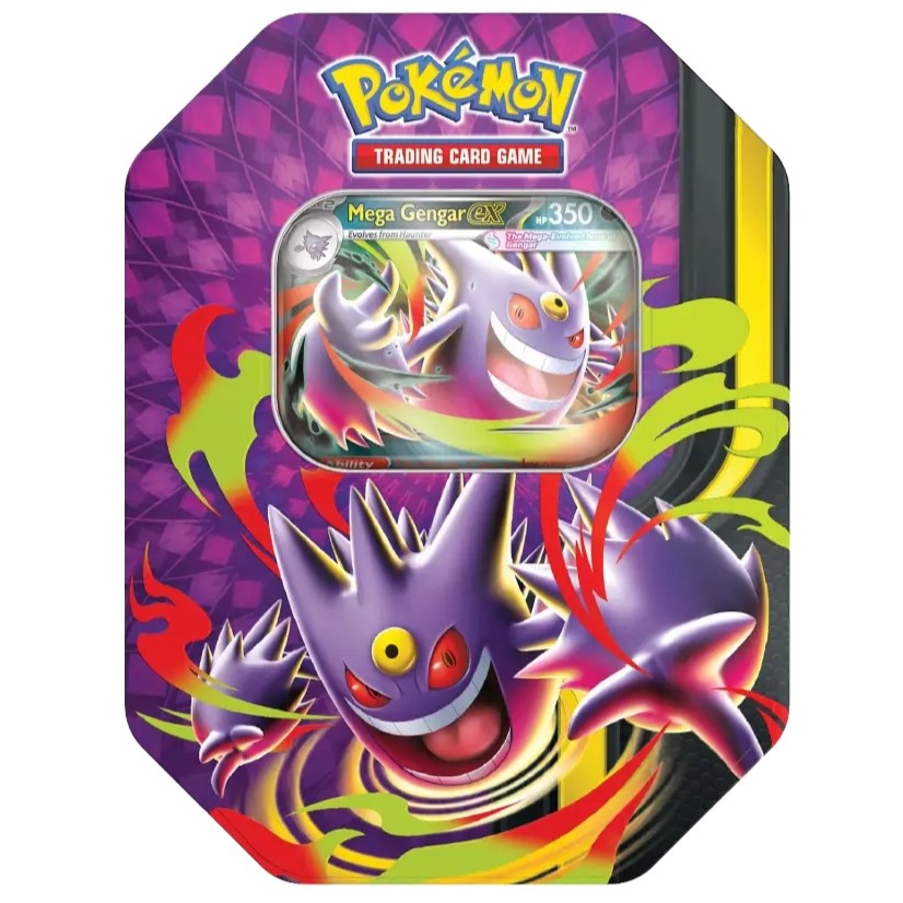 Mega Moonlit Tins: Mega Gengar ex Tin Main image