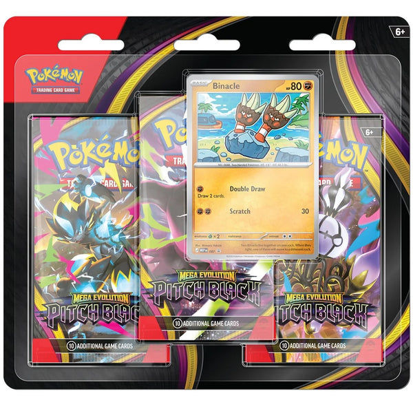 Pitch Black: Binacle 3-Pack Blister