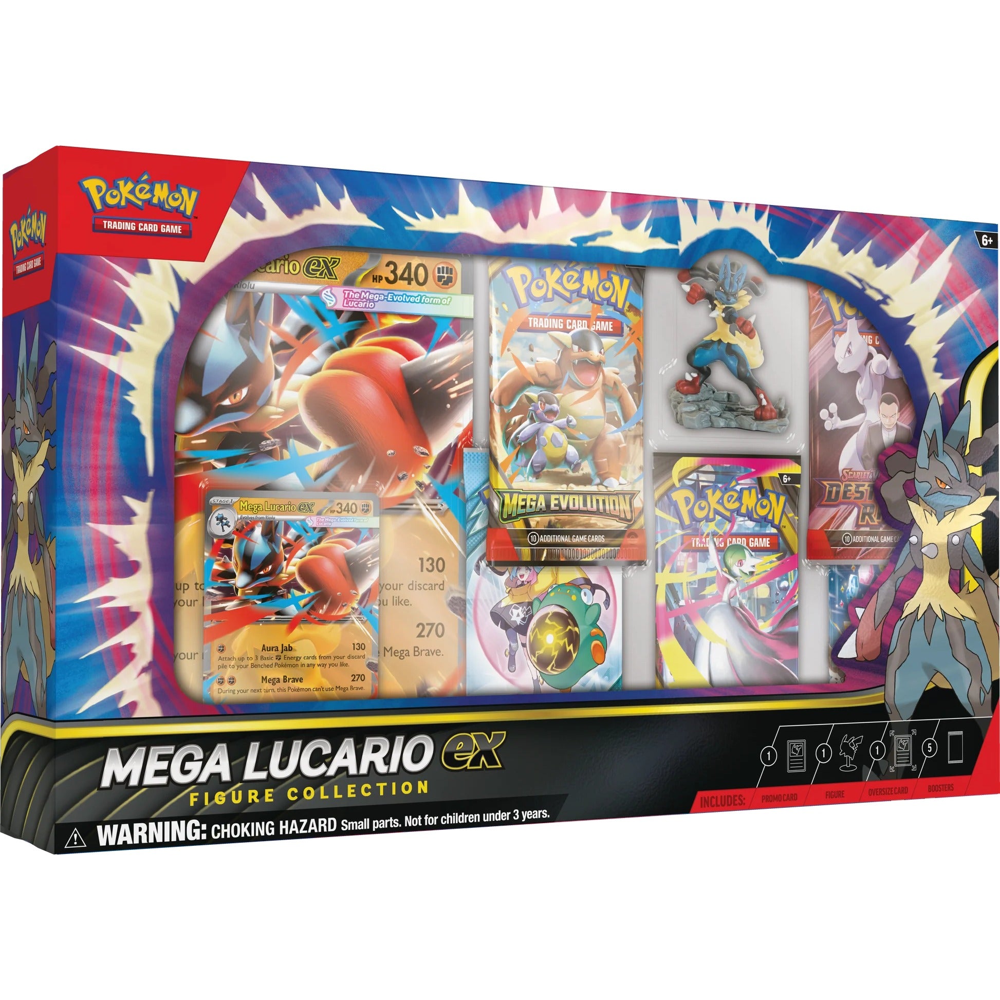 Mega Lucario ex Figure Collection - Mega Evolution Products