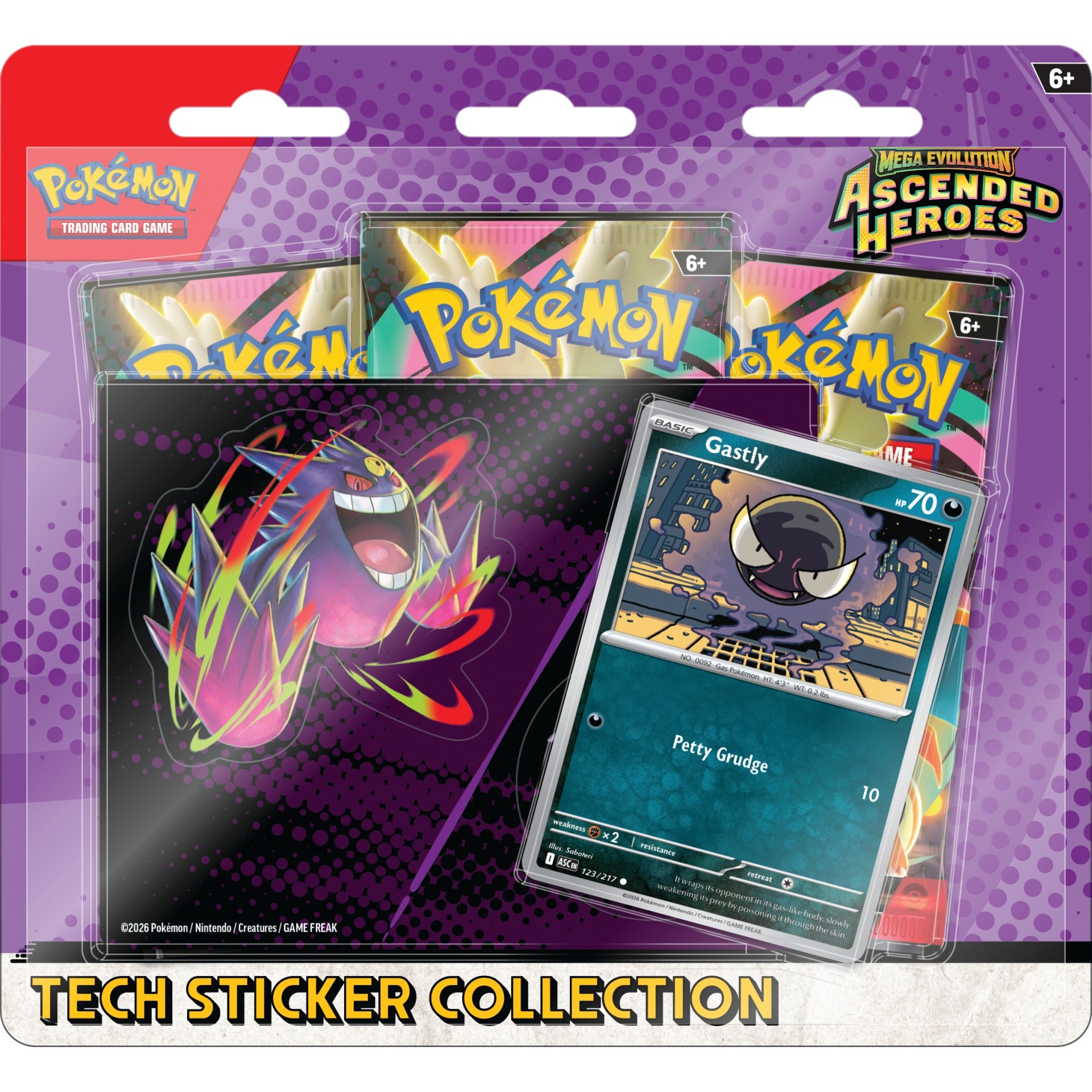 Ascended Heroes: Gastly Tech Sticker Collection
