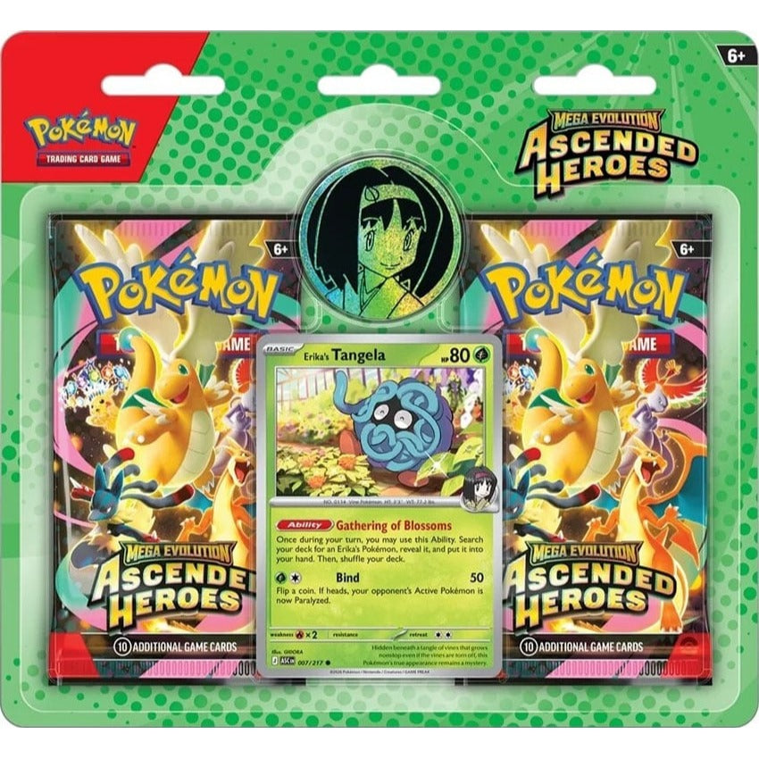 Ascended Heroes: Erika's Tangela 2-Pack Blister